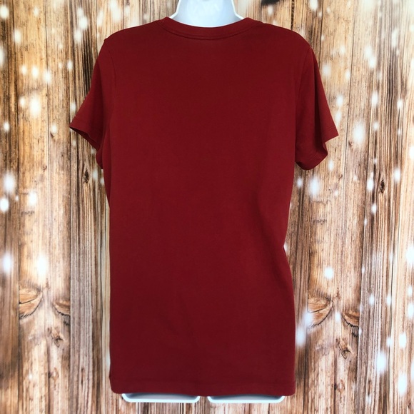 Nike Dri-Fit "The Nike Tee" Red Tee - Picture 9 of 9